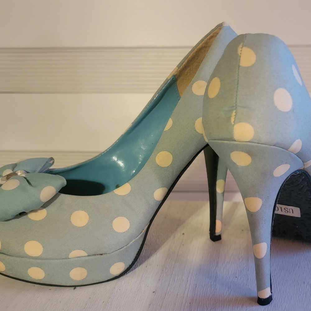 Polka Dot High Heels